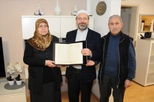 Diyanet İşleri Başkanı Erbaş Solingen Mağduru Genç Ailesini Ziyaret Etti