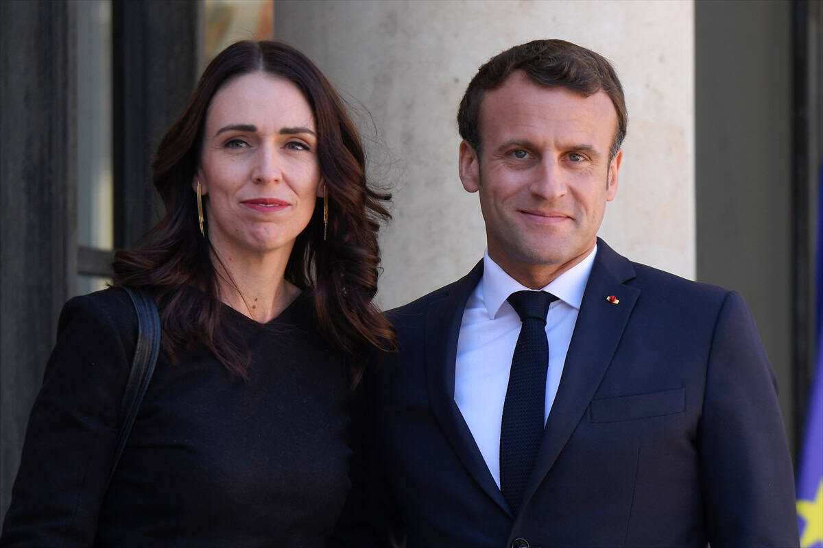Emmauel Macron, Ardern