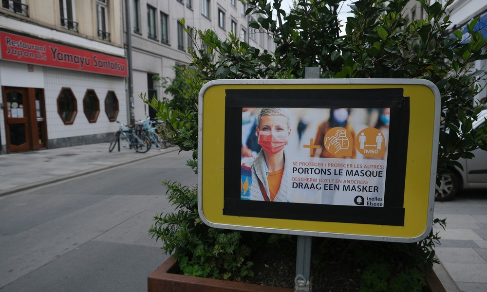 Brükselde Maske Takmak Zorunlu Oldu