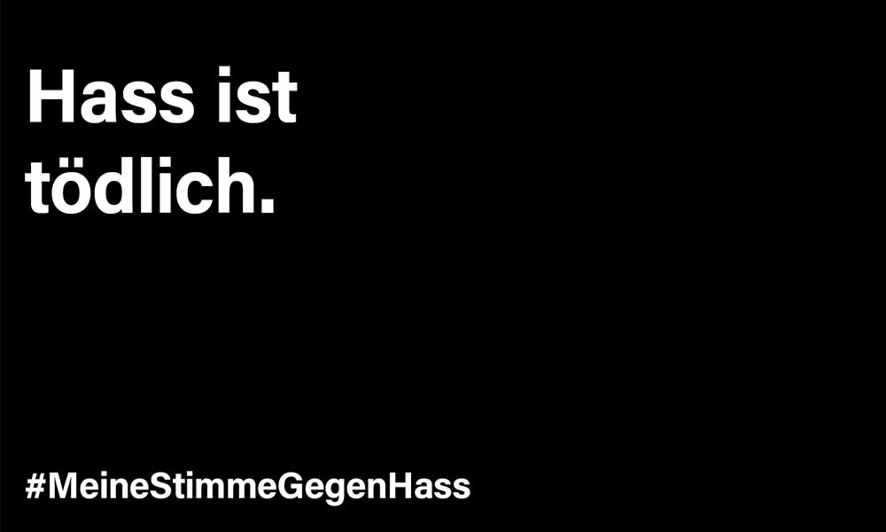 meinestimmegegenhass yeni kampanya