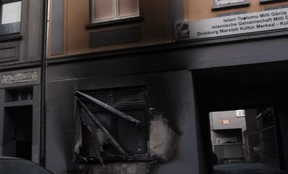 Duisburg Marxloh Camii IGMG yangın