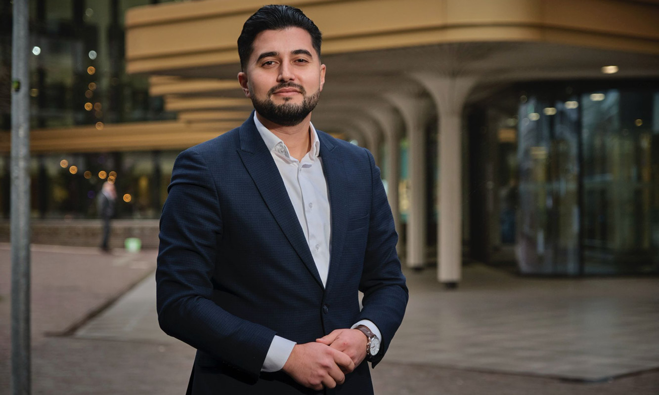 Hollanda'da 29 Ekim 2025 tarihindeki Temsilciler Meclisi Seçimleri'ne katılan DENK Partisi milletvekili Doğukan Ergin